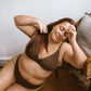 Triangle Bra - Brown