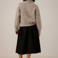 Oversized Shawl Pullover - Marble