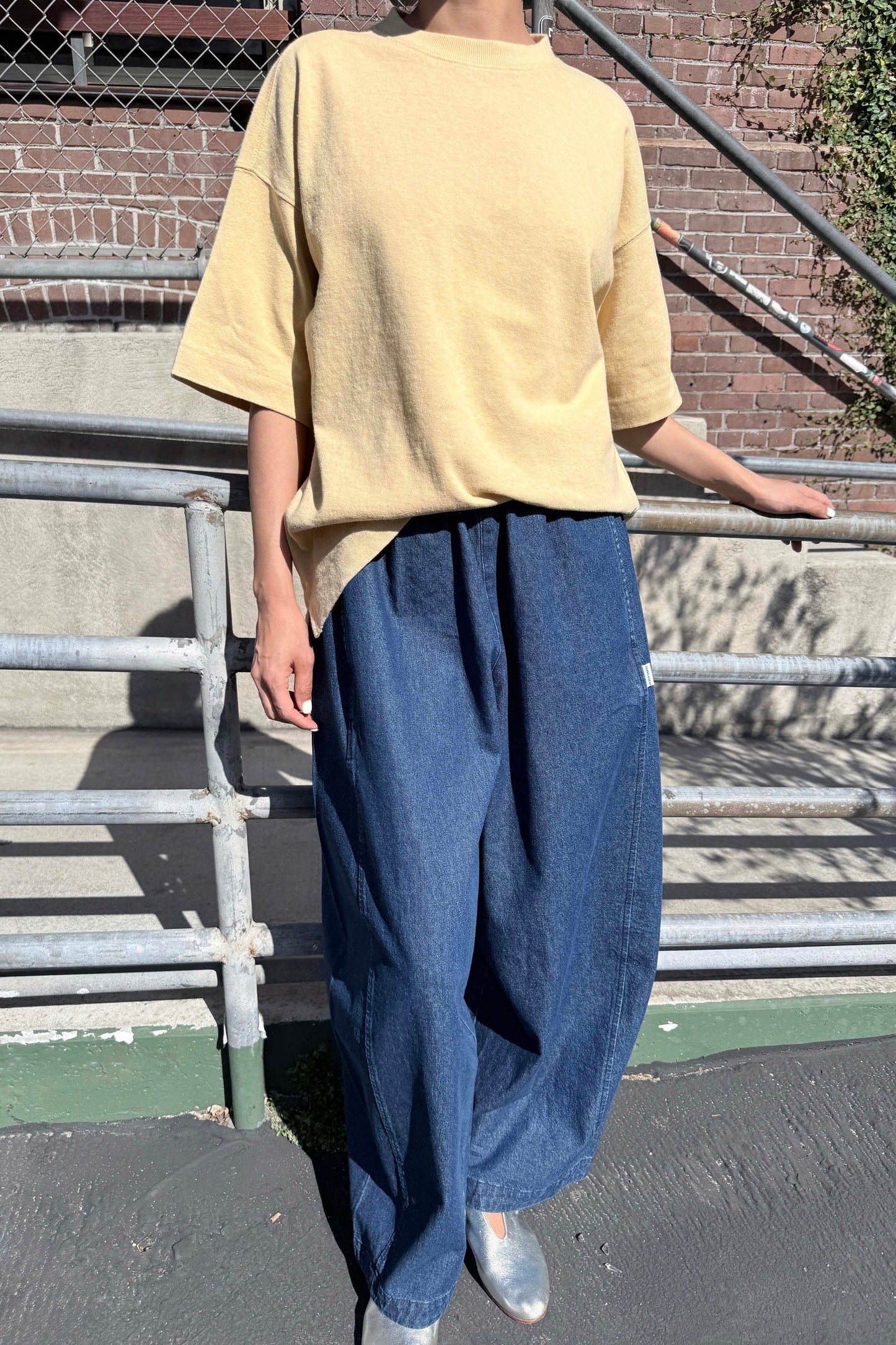 Parachute Pants - Blue Denim