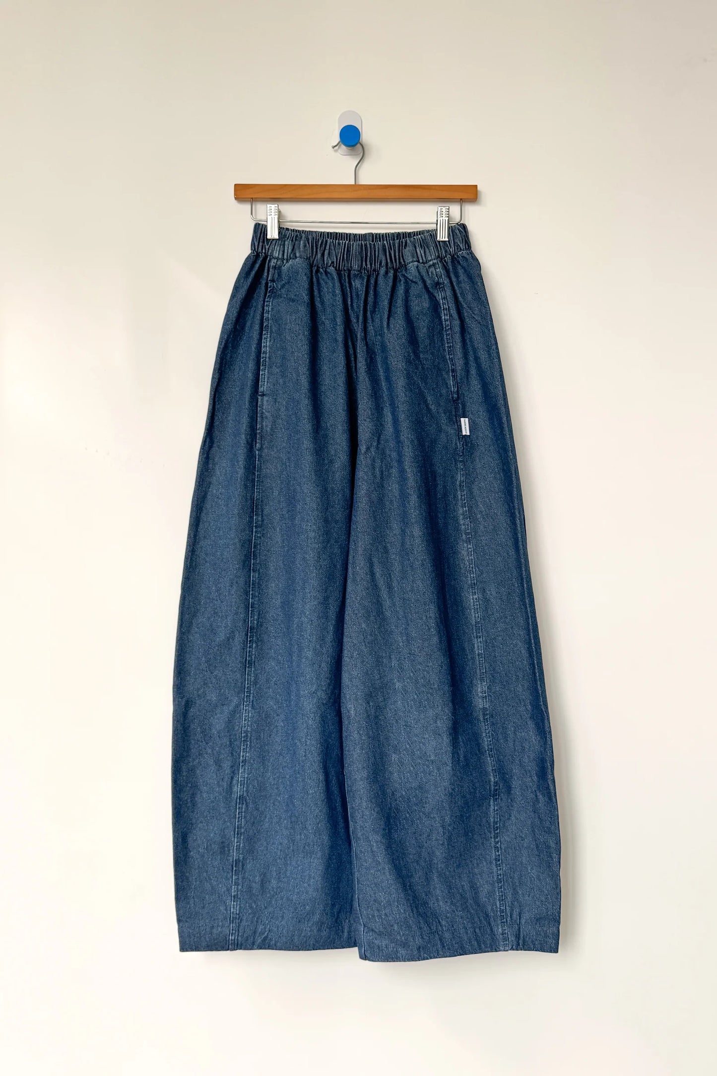 Parachute Pants - Blue Denim