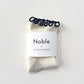 The Petite Ruffled Modal Socks - Soft White/ Navy