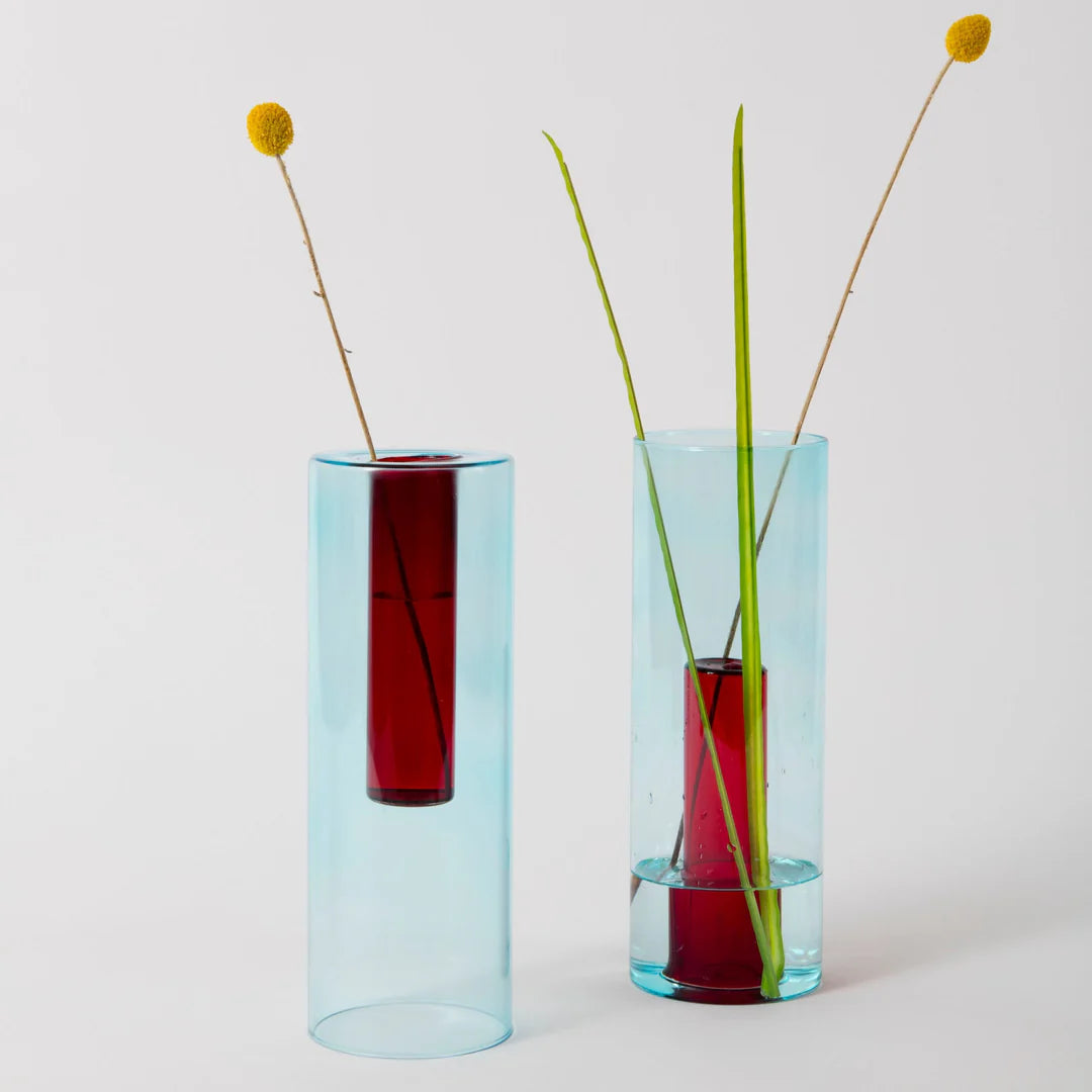 Reversible Glass Vase