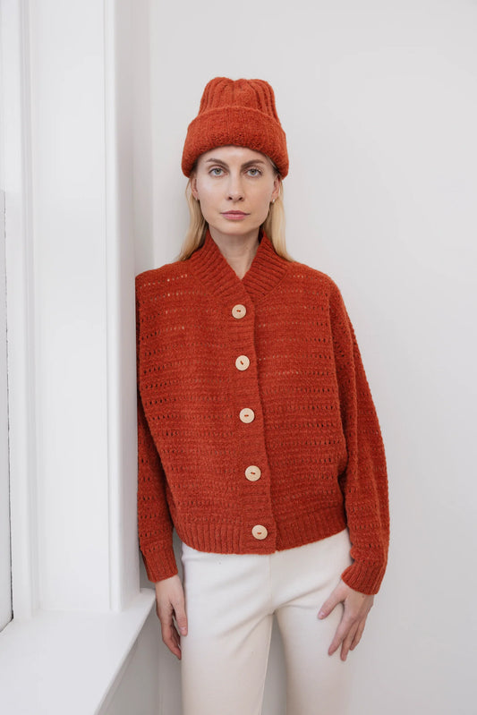 Rib Hat -Sienna
