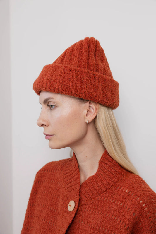 Rib Hat -Sienna
