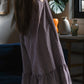 Valentina Dress - Brown Stripe