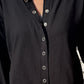 Soft Jersey Snap Caridgan - Black