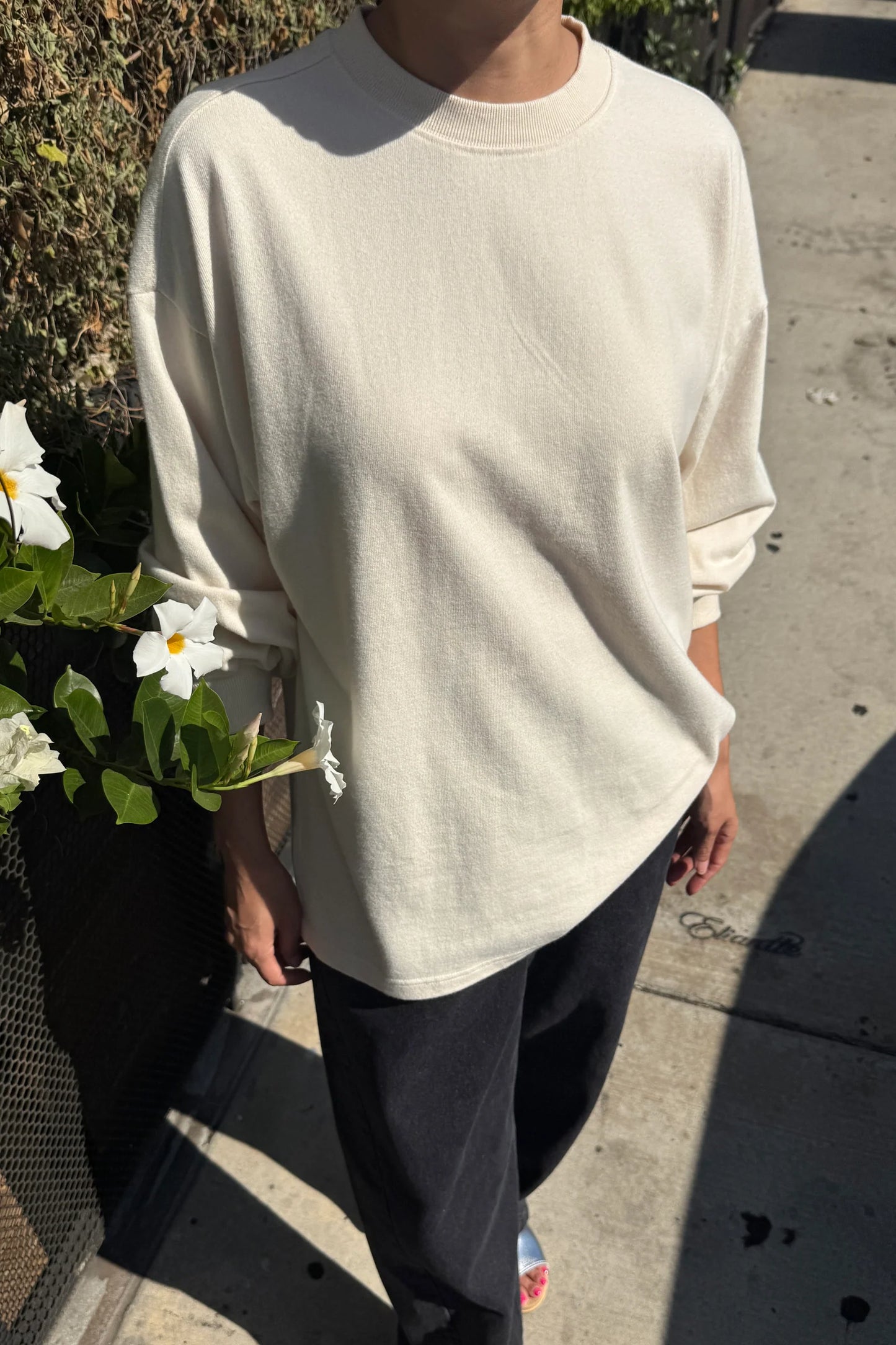 Soft Jersey Supple Tee - Naturel