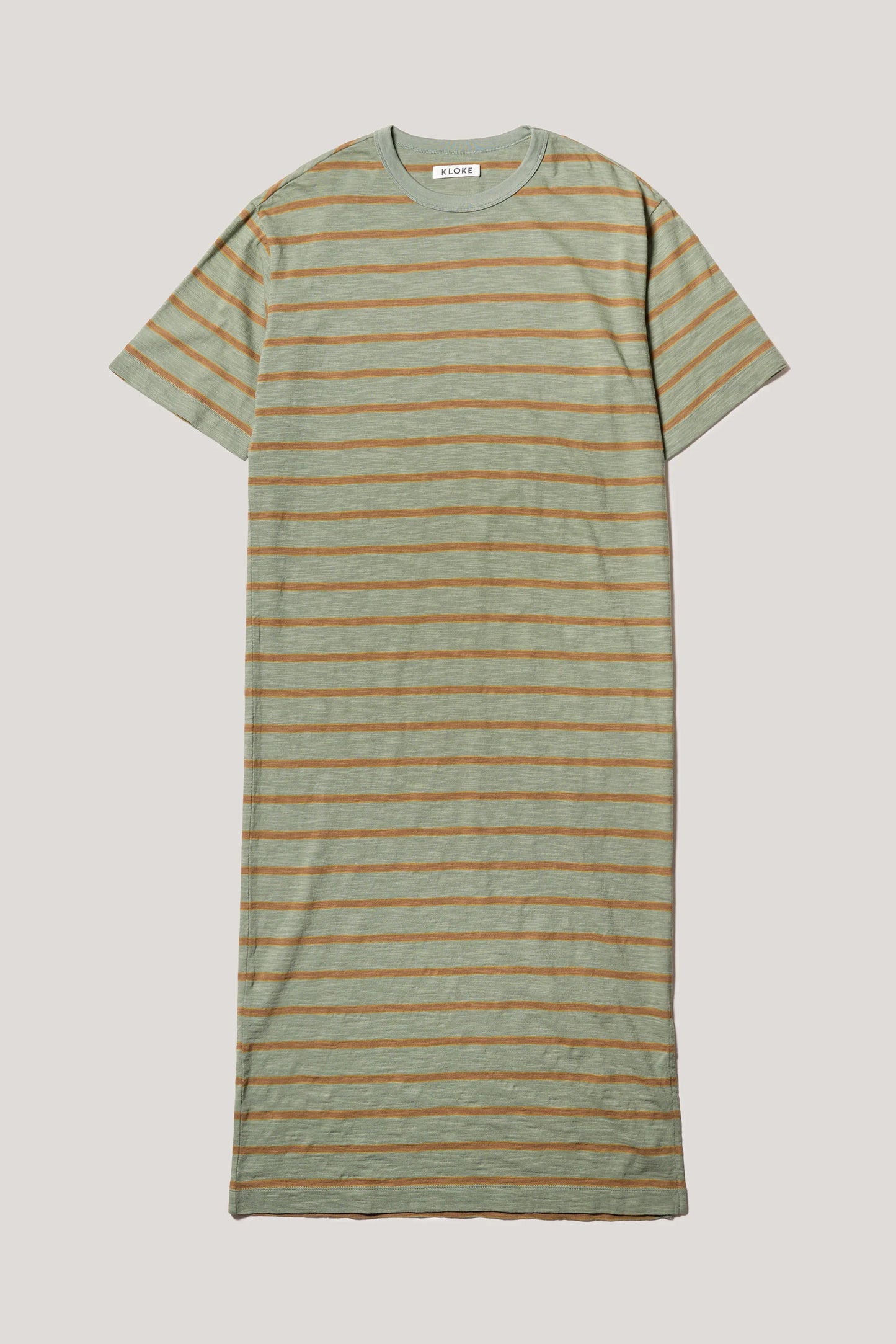 Fidelity Dress - Olive and Tan Stripe