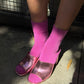 Sneaker Socks - Azalea