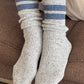 Snow Varsity Socks - Grey/Blue