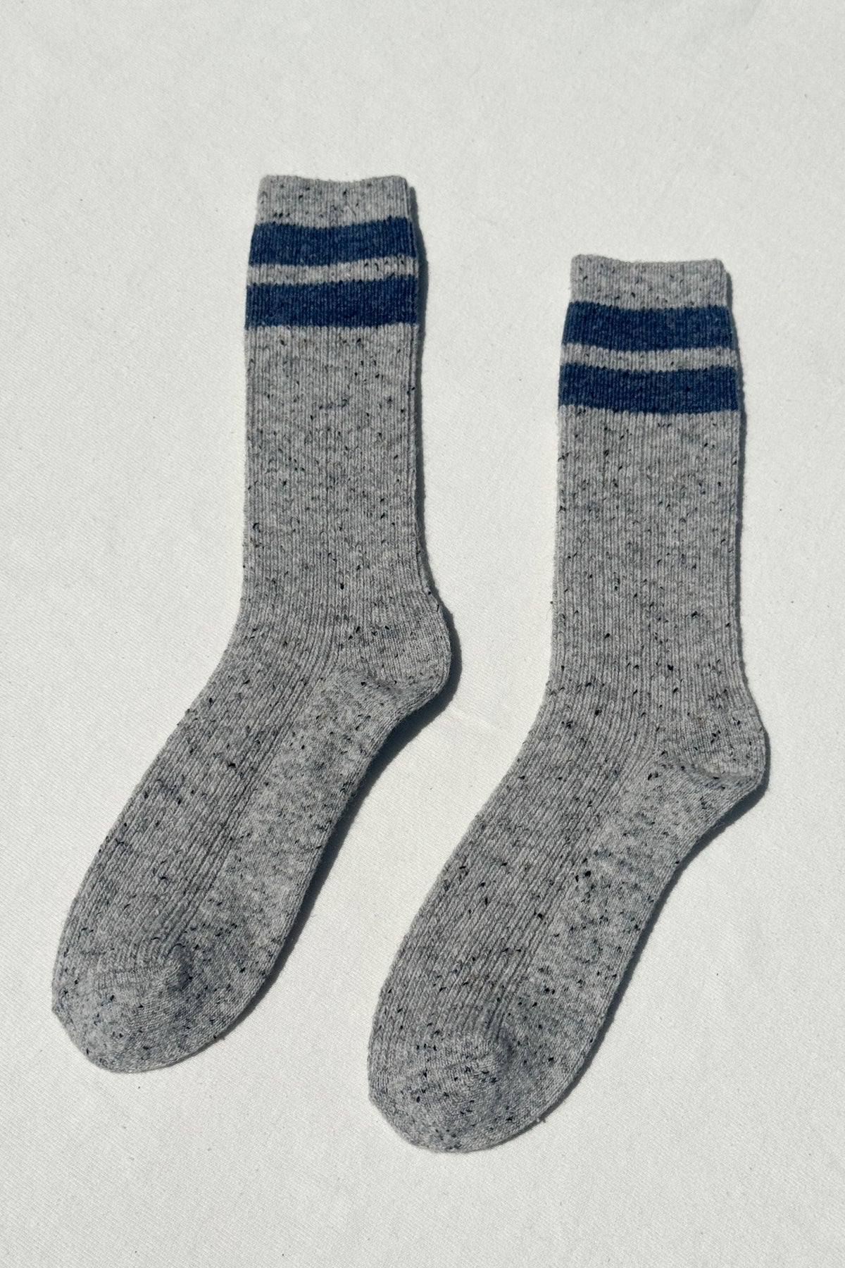 Snow Varsity Socks - Grey/Blue