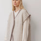 Knit Weave Vest - Chalk