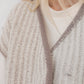 Knit Weave Vest - Chalk