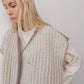 Knit Weave Vest - Chalk
