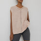 Pointelle Vest - Peony
