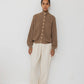 Lattice Cardigan - Camel