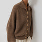 Lattice Cardigan - Camel