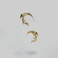 ALGAE TWIST // golden earrings