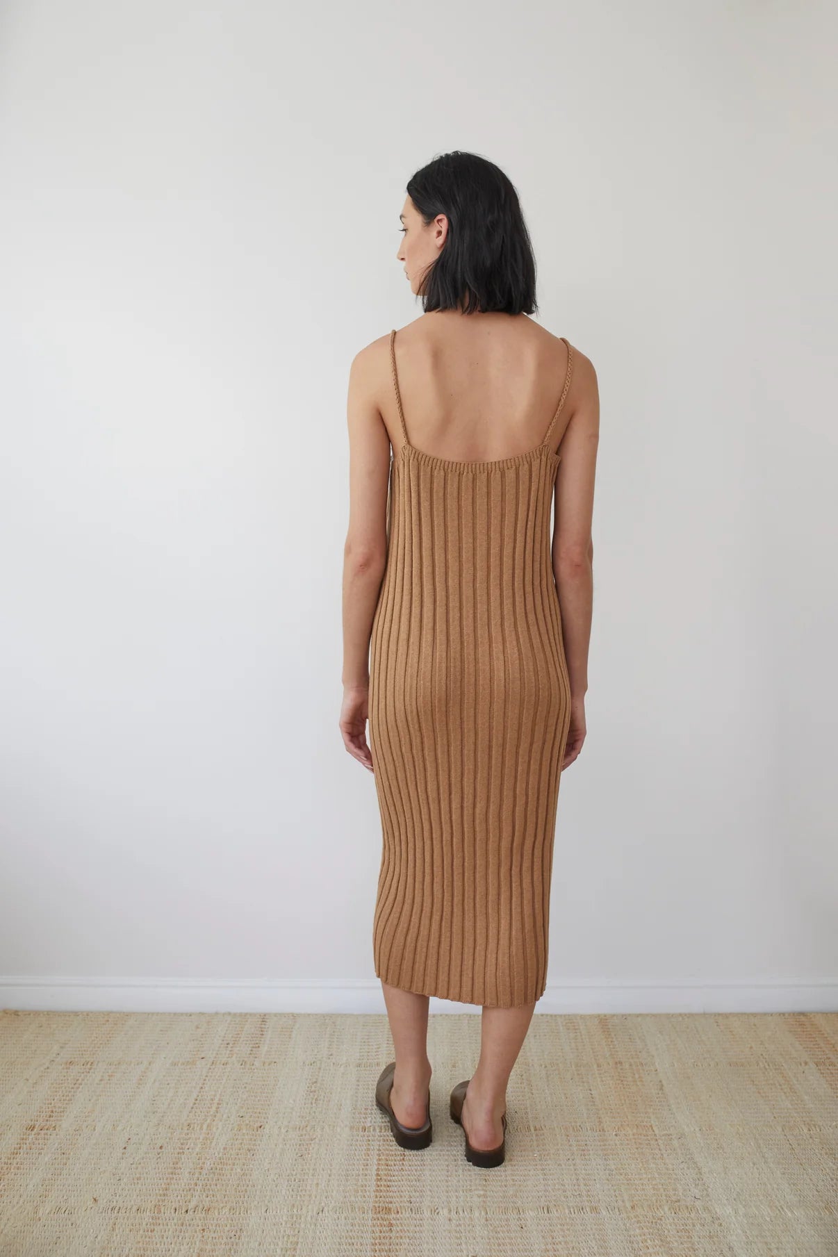 Rib Dress - Toffee