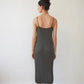 Rib Dress - Washed Black