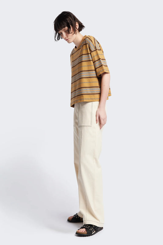 Ascent T-Shirt - Tan Stripe