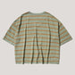 Obelisk Feeder Stripe Tee Olive/Tan Stripe
