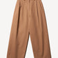 Seleno Pleat Pant - Clay