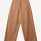 Seleno Pleat Pant - Clay
