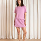 Pleated Mini Skirt - Tulip