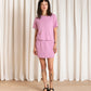 Pleated Mini Skirt - Tulip