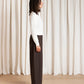 Loose Barrel Pant - Dark Brown