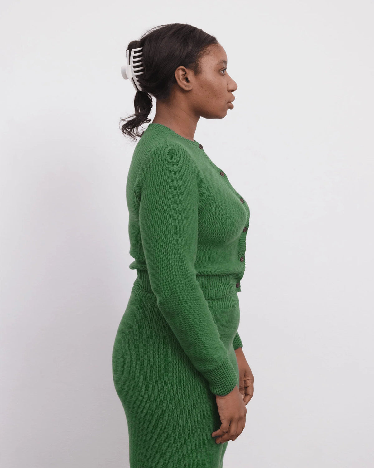 Tier Cardigan - Organic Cotton Knit