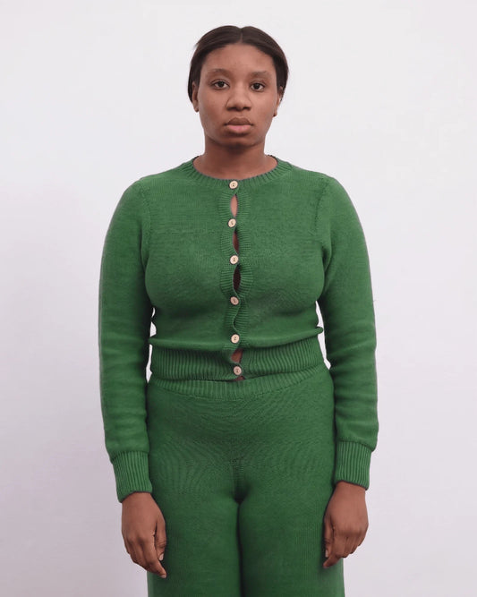 Tier Cardigan - Organic Cotton Knit