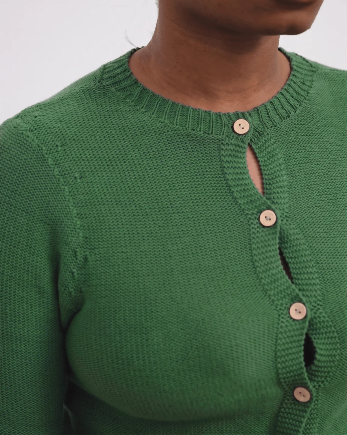 Tier Cardigan - Organic Cotton Knit