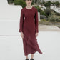 Dydine Long Sleeve Dress- Fine Linen