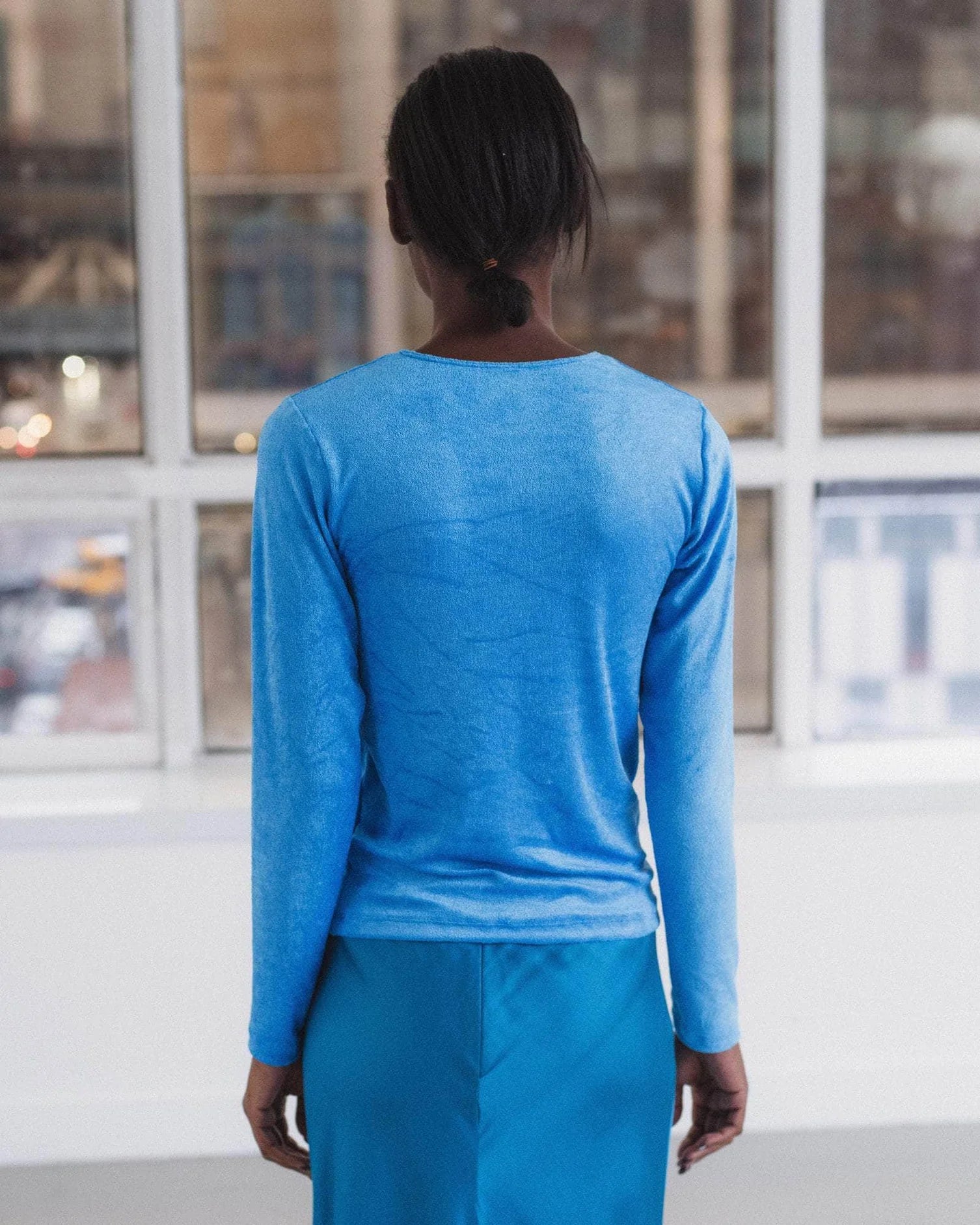 Omo Long Sleeve - Zinn Blue Omo Long Sleeve - Zinn Blue