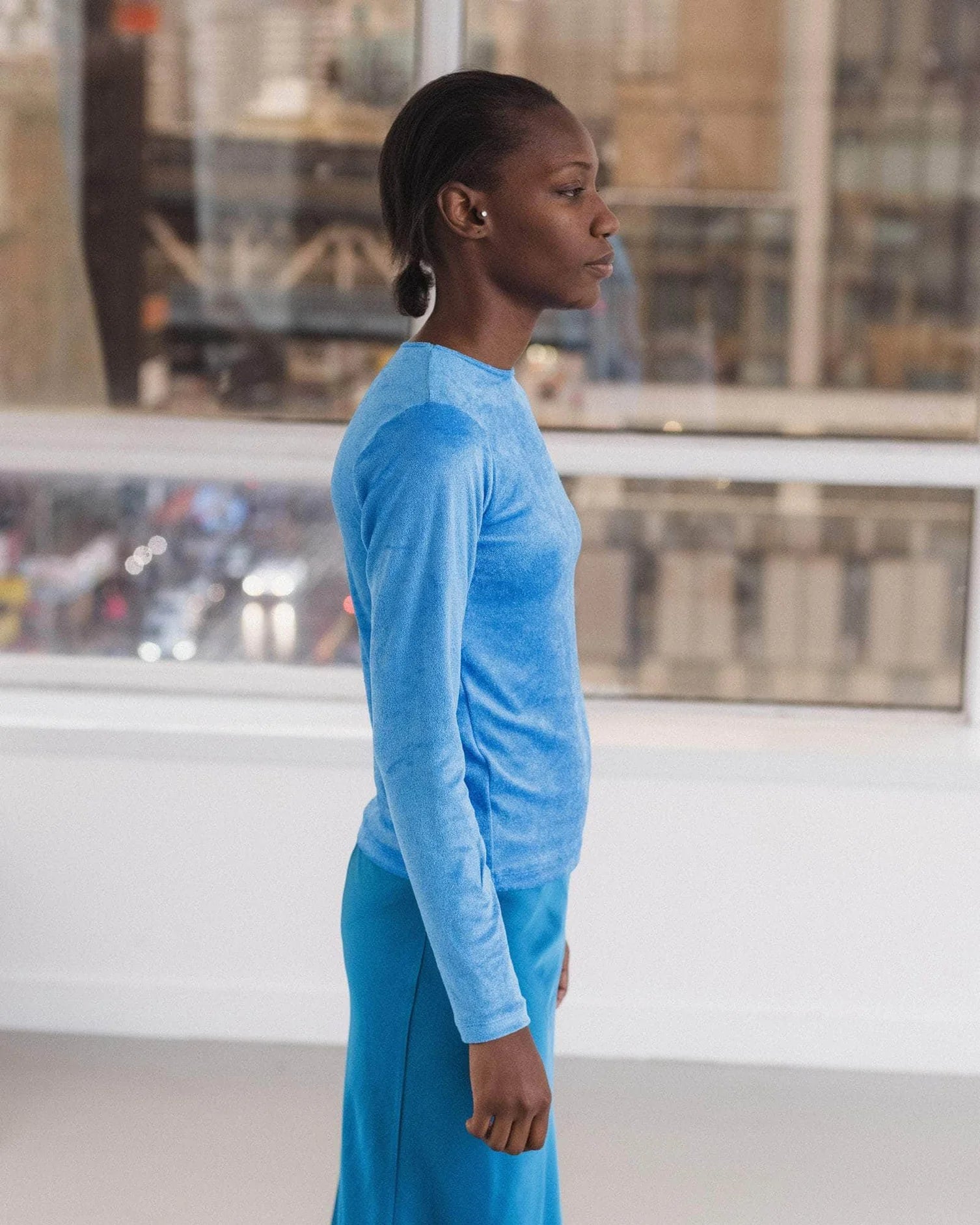 Omo Long Sleeve - Zinn Blue Omo Long Sleeve - Zinn Blue