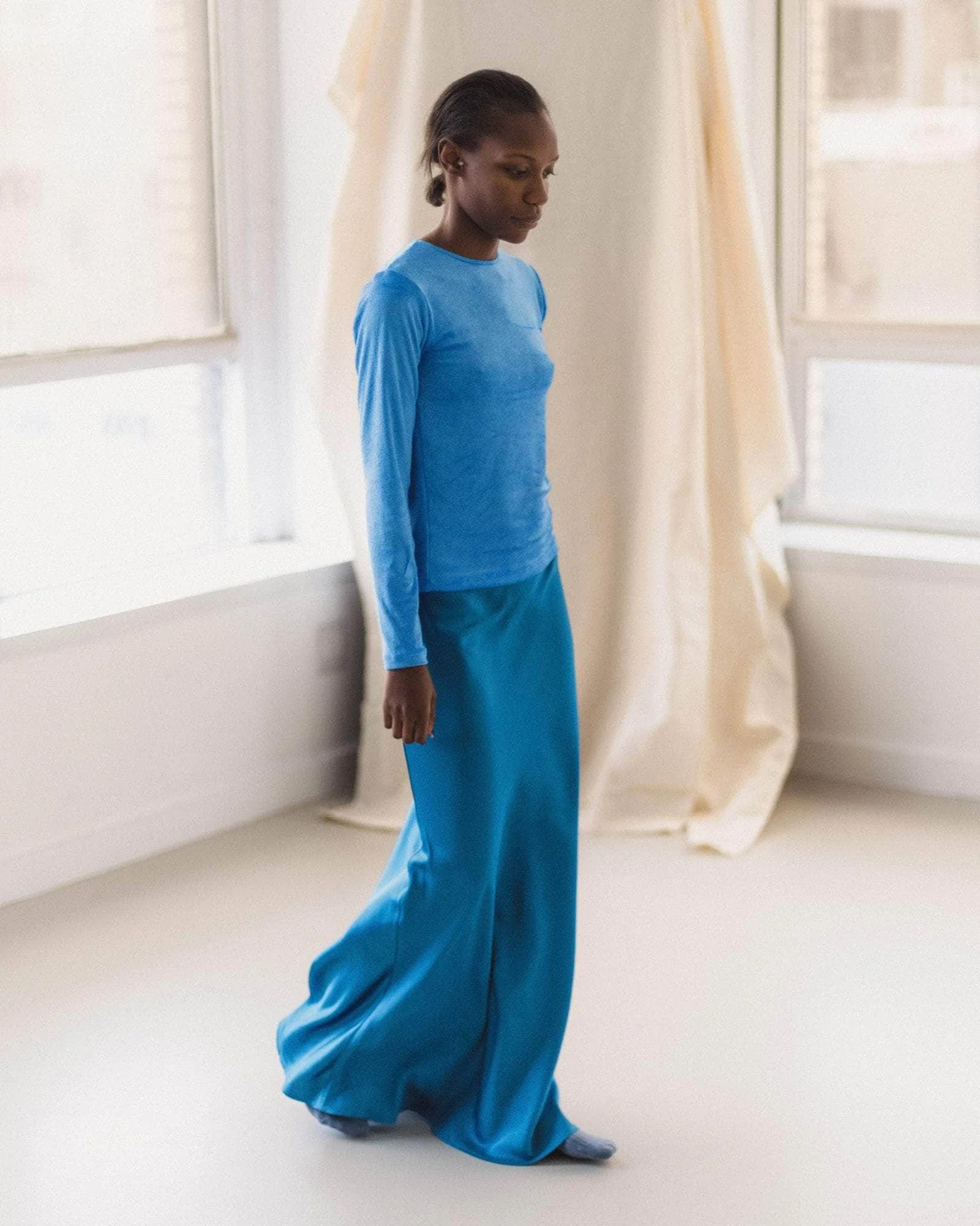 Omo Long Sleeve - Zinn Blue Omo Long Sleeve - Zinn Blue