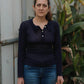 Dual Long Sleeve Tee - Fine Wool Rib