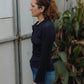 Dual Long Sleeve Tee - Fine Wool Rib