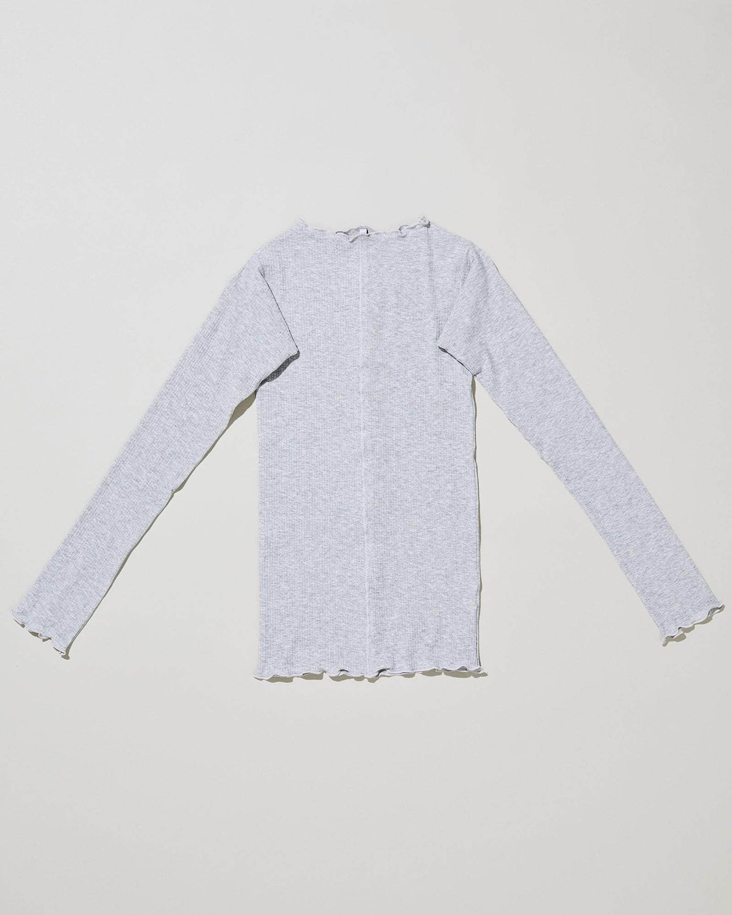 Pama Long Sleeve Tee - Grey Melange