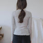 Pama Long Sleeve Tee - Grey Melange