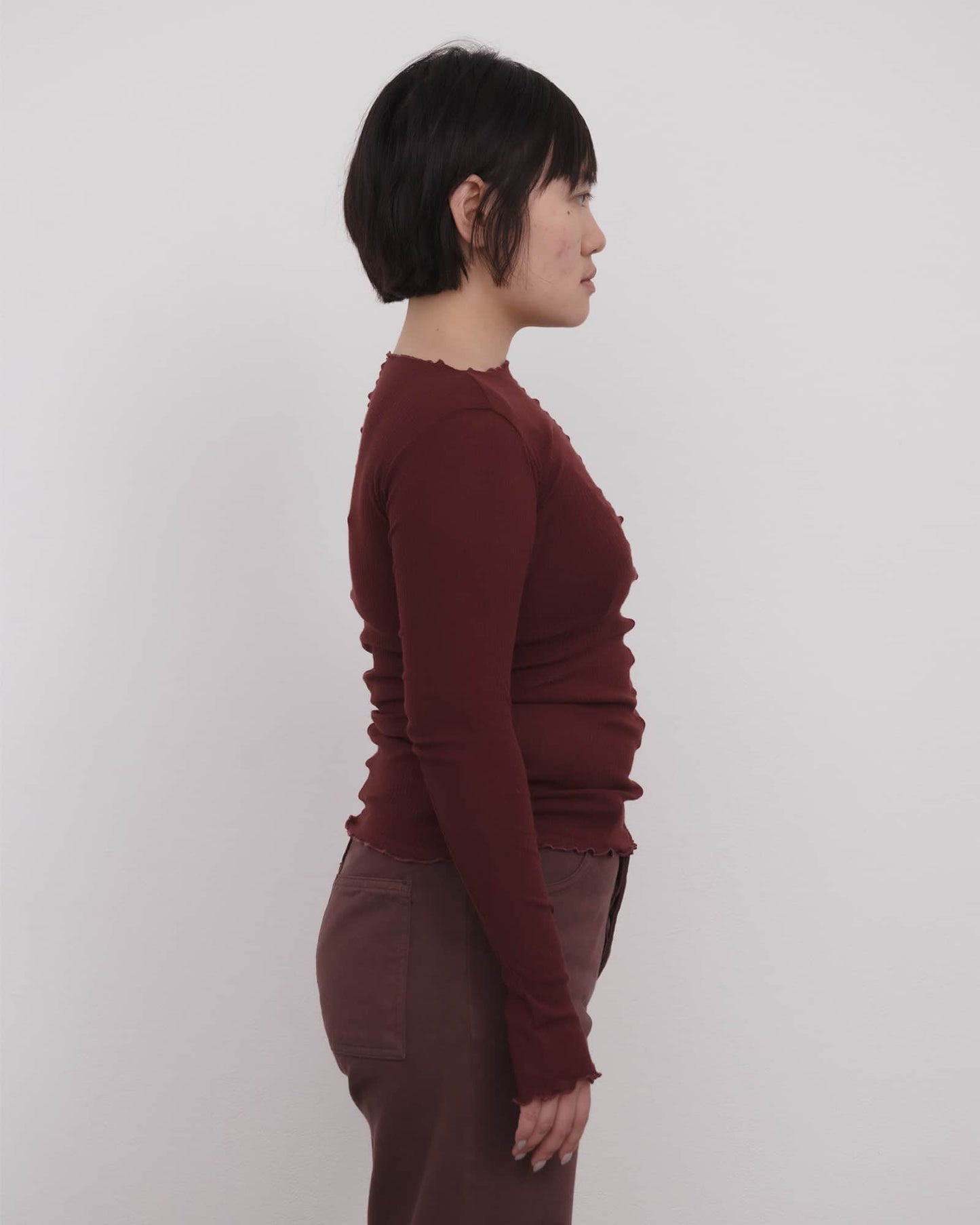 Pama Long Sleeve Tee - Nara Red