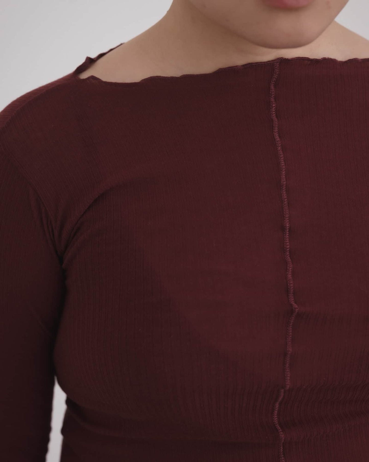 Pama Long Sleeve Tee - Nara Red