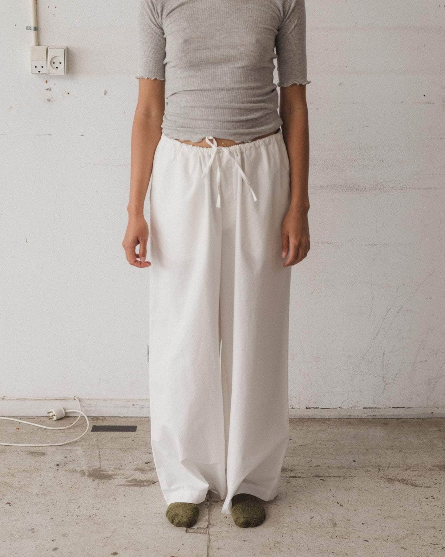 Kolla Pants - Organic Cotton Poplin Undyed