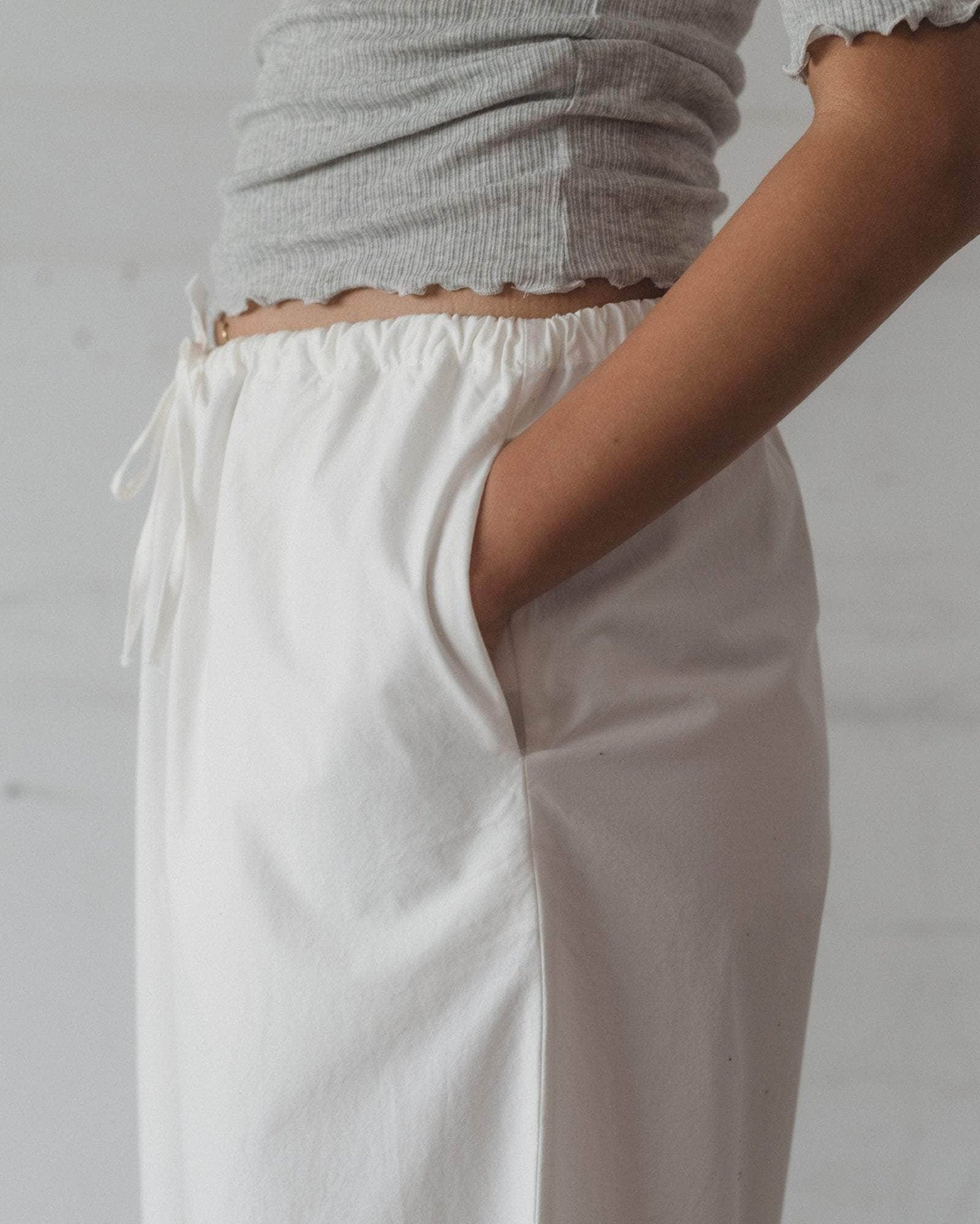 Kolla Pants - Organic Cotton Poplin Undyed