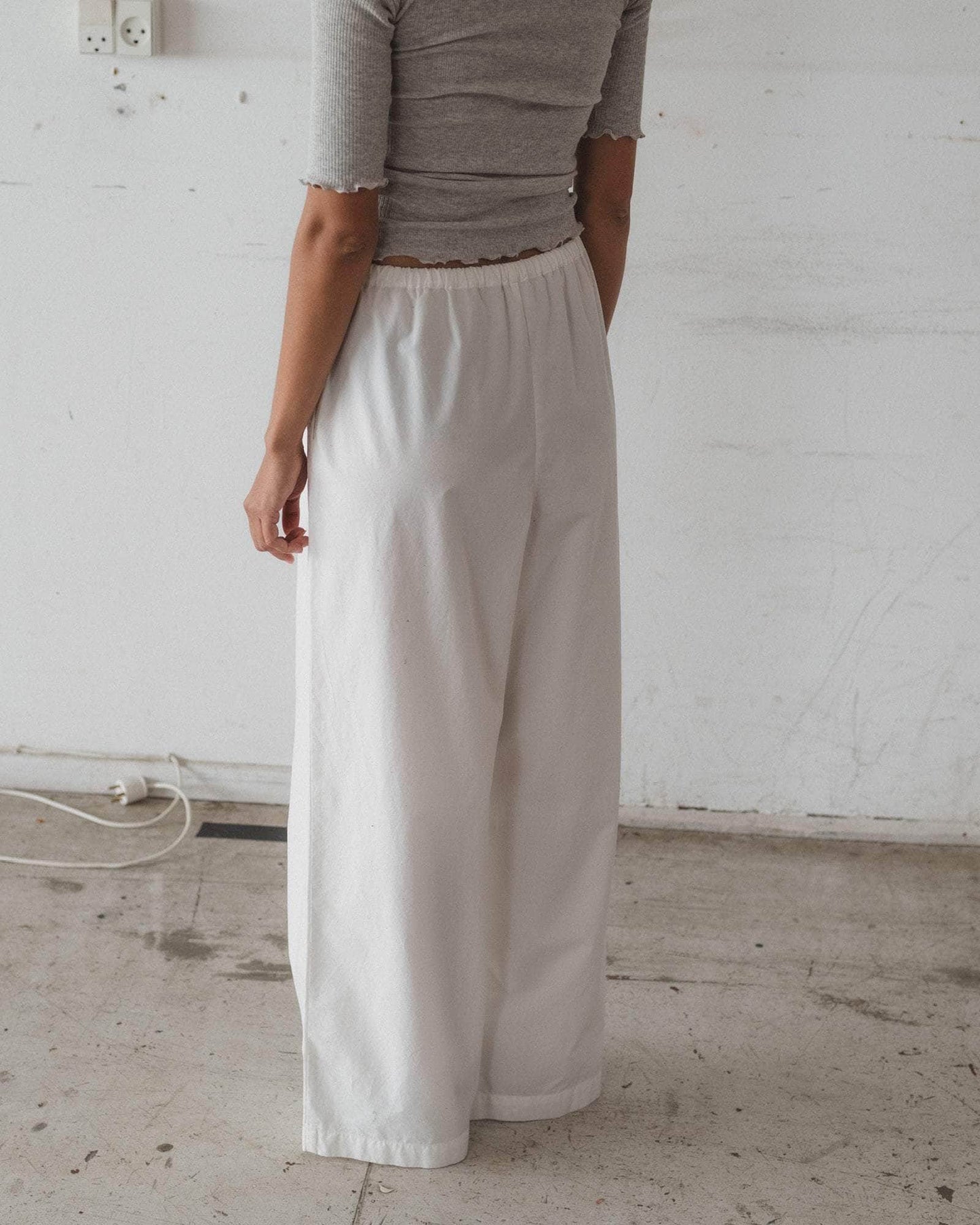 Kolla Pants - Organic Cotton Poplin Undyed