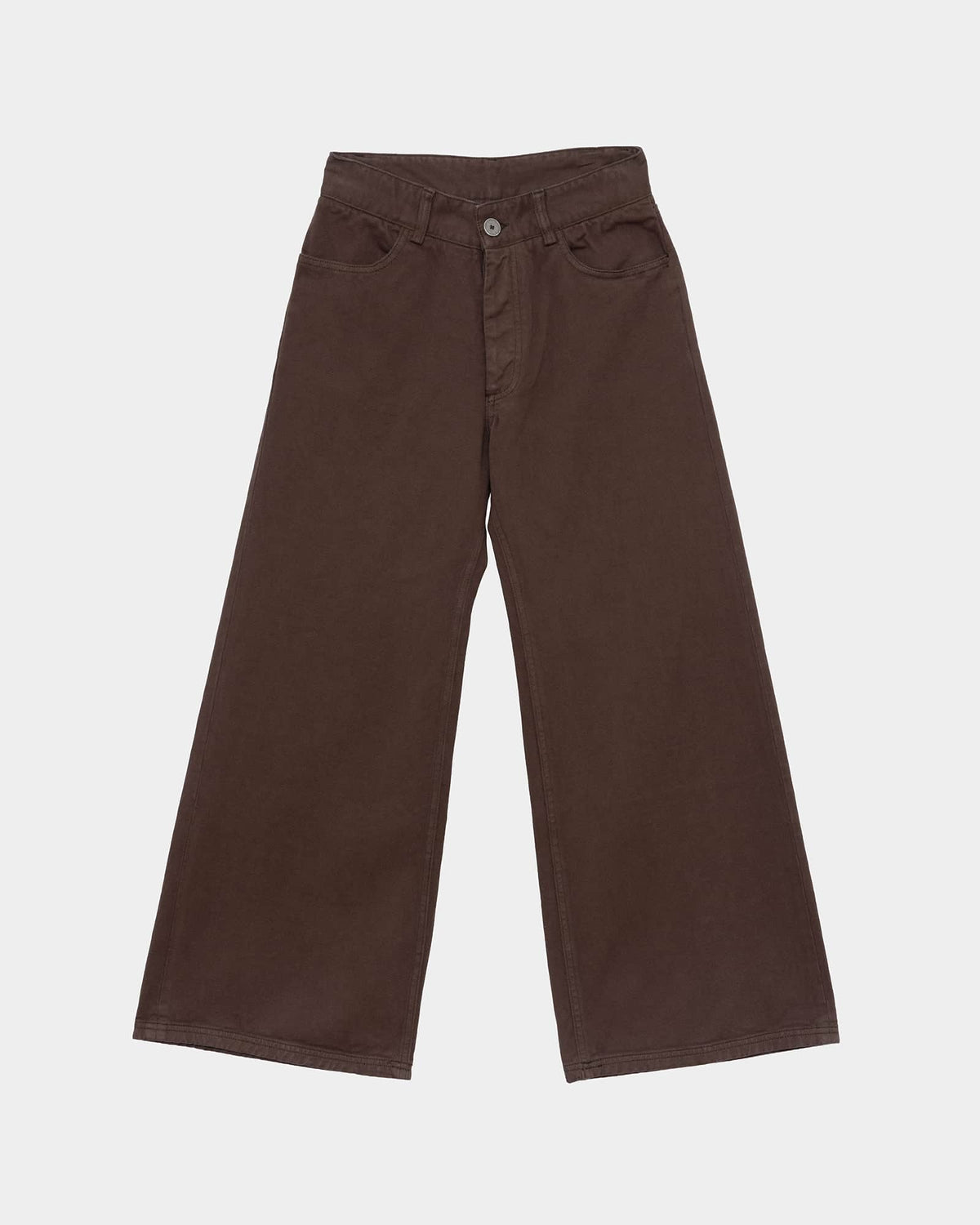 Tajo Wide Pants - Organic Cotton Cata Brown