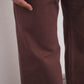 Tajo Wide Pants - Organic Cotton Cata Brown