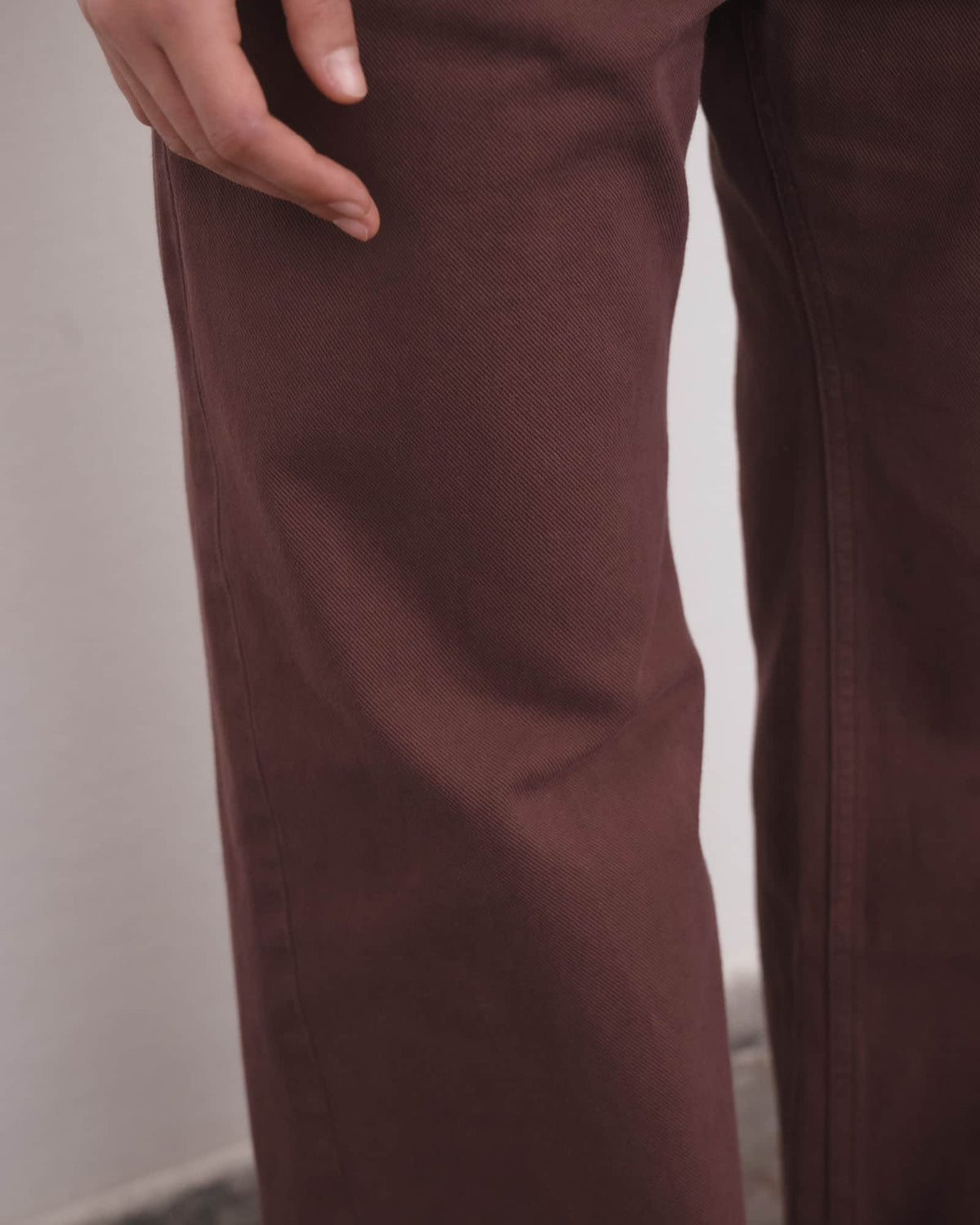 Tajo Wide Pants - Organic Cotton Cata Brown